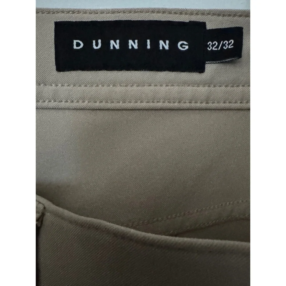 Dunning Mens Golf Pants‎ Size 32/32 Beige Stretch Athletic Performance